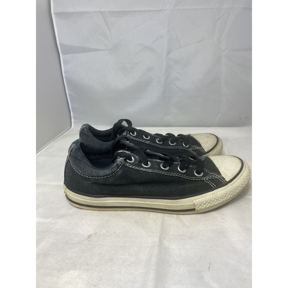 Converse Chuck Taylor all stars low street black 626090F kids size 4y - Picture 2 of 8
